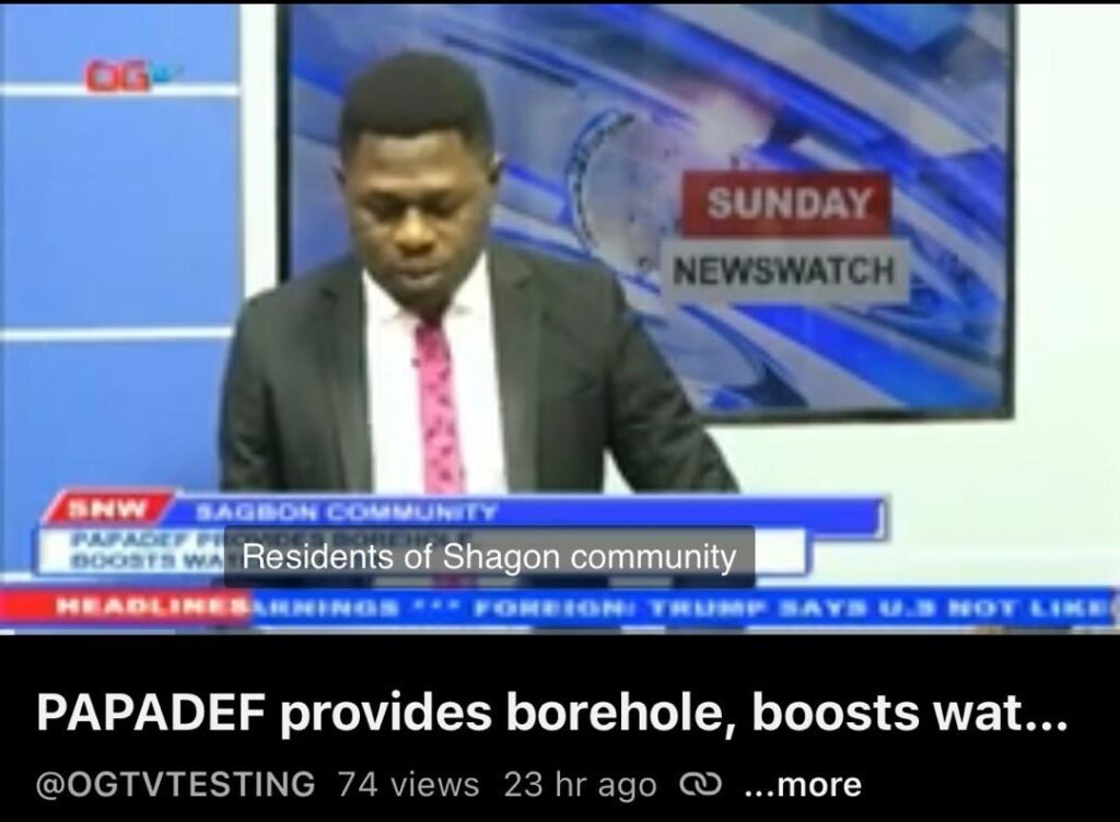 PAPADEF provides borehole, boosts water access